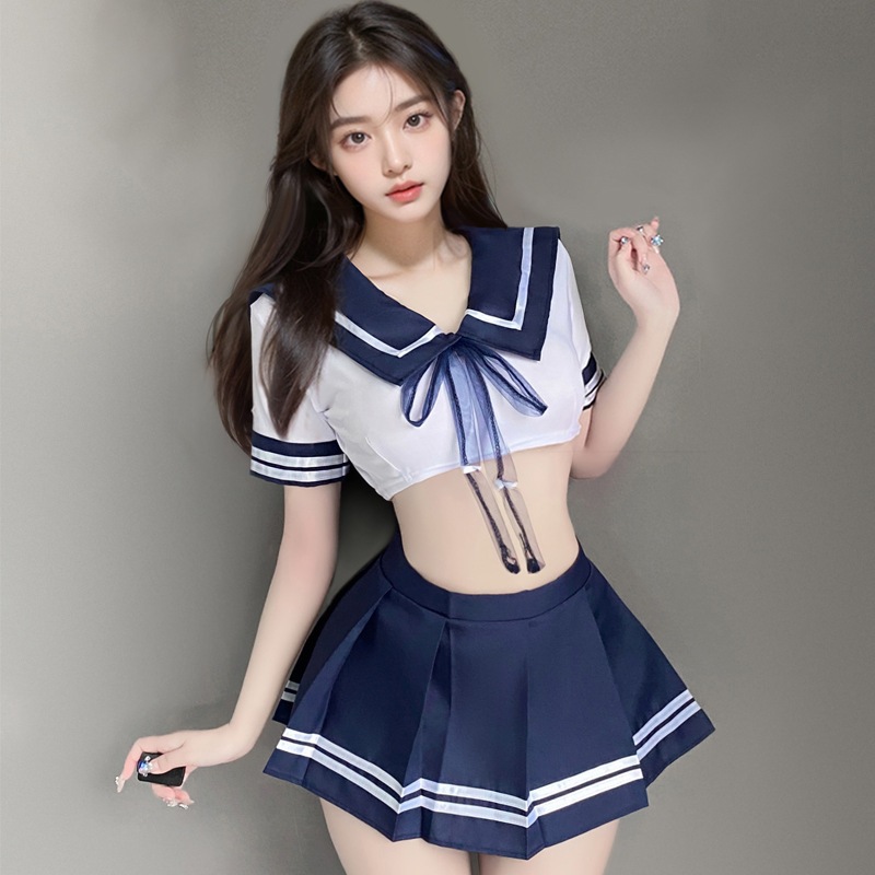 Bộ Đồ Ngủ Cosplay Học Sinh DN13 Sexy Quyến Rũ, Set Váy Ngủ Cosplay Nữ Sinh Gợi Cảm | BigBuy360 - bigbuy360.vn