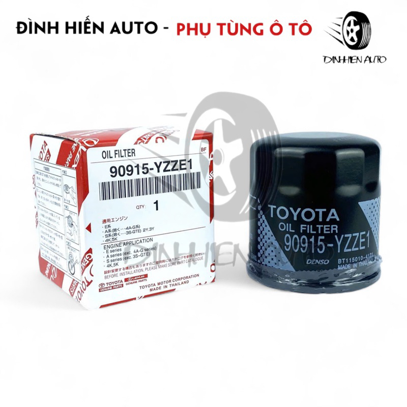 Lọc nhớt, lọc dầu Vios, Wigo, Yaris, Veloz, Avanza, Camry, Altis, Corolla Cross, Rush (90915YZZE1)