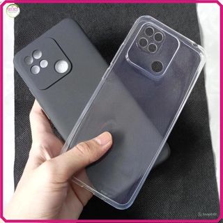 Ốp lưng Xiaomi Redmi 10C bảo vệ cam dẻo đen trơn, loại dẻo trong suốt bền đẹp