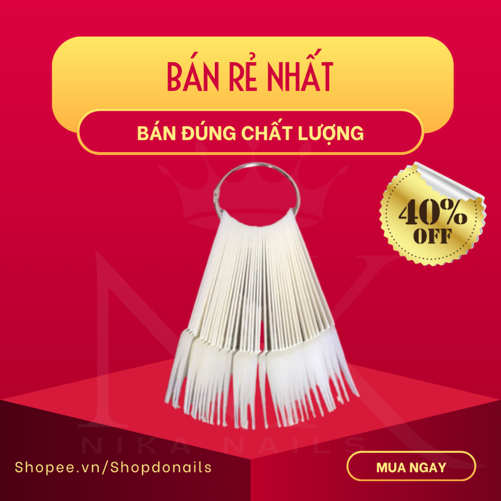 Móng Que Tập Sơn , Móng Que Nail 1 Bịch 50 Que