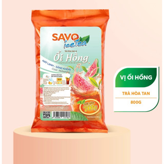 Trà Ổi Hồng Hòa Tan SAVO (Túi Lớn 800g)