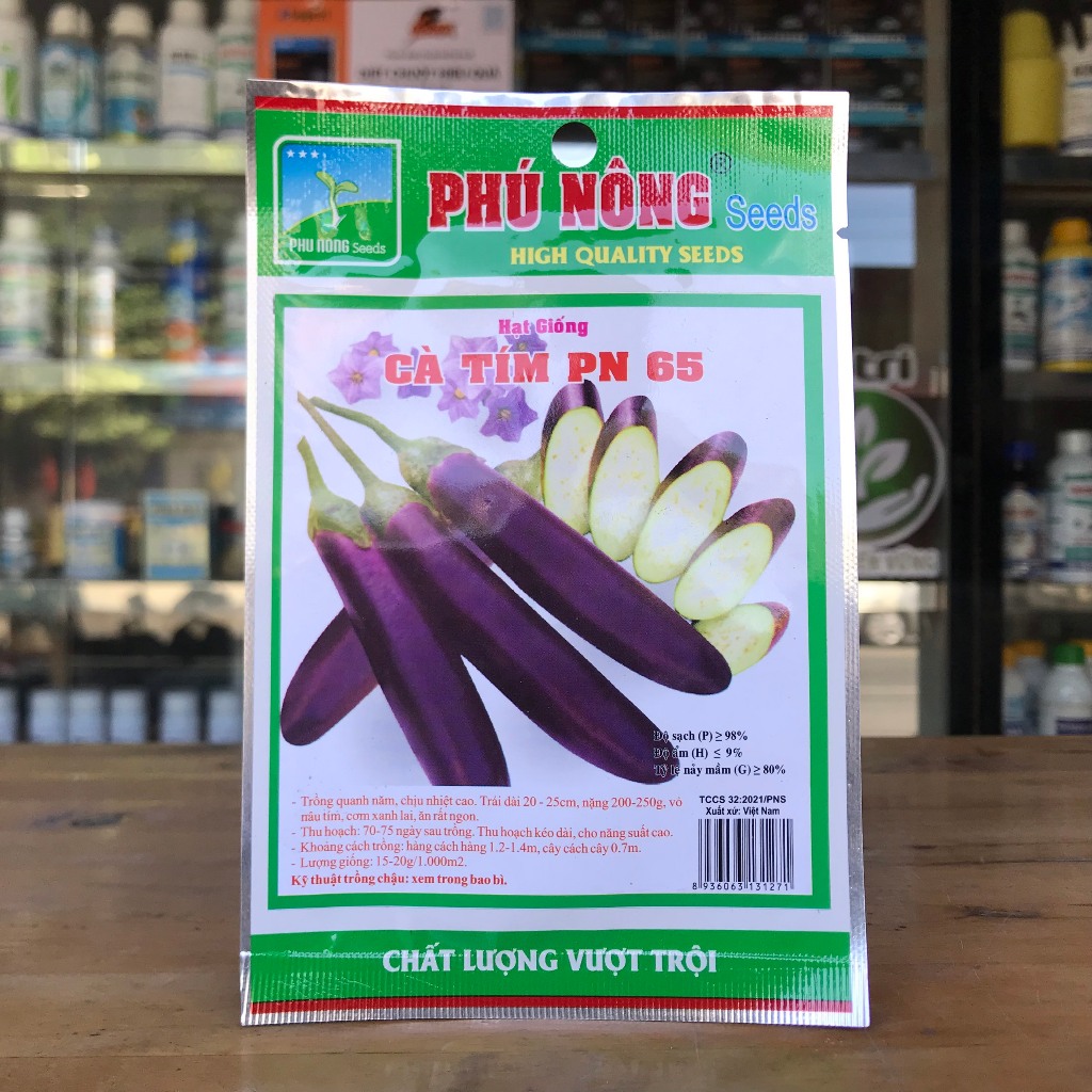 Hạt giống cà tím dài 0.2g