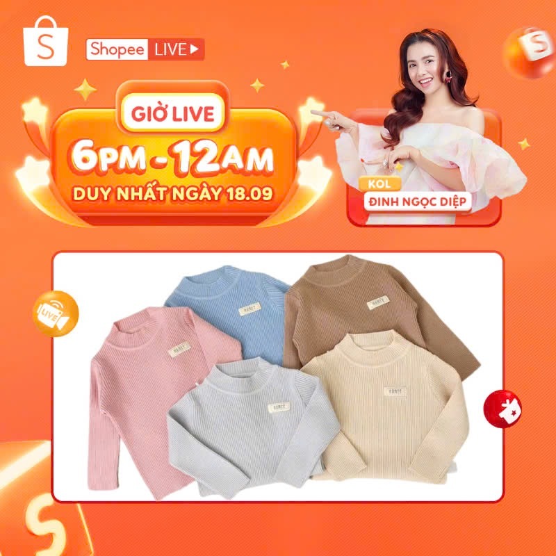 HRNEE Áo len giữ nhiệt cho bé trai bé gái hãng HRNEE