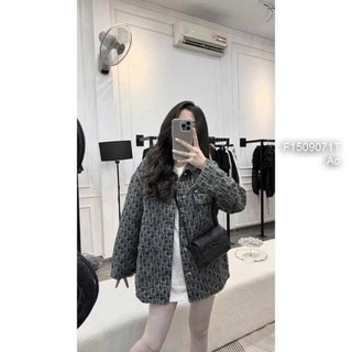 Áo sơ mi jean tay dài họa tiết Dio hàng đẹp! TOMBI SHOP