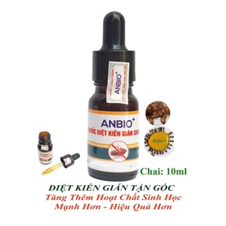 Thuốc diệt kiến gián sinh học ANBIO+ Chai 10ml Tăng thêm hoạt chất sinh học Diệt kiến gián tận gốc An toàn, Hiệu quả hơn