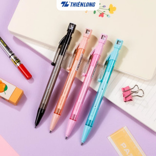 Bút chì kim bấm Thiên Long PC-030 ngòi 2mm dễ thay, tích hợp chuốt chì tiện lợi cho học sinh, sinh viên, màu ngẫu nhiên