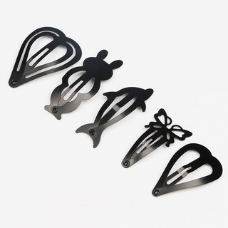 Set kẹp tóc bấm màu đen tạo kiểu giữ tóc con giá rẻ dành cho nữ AA1