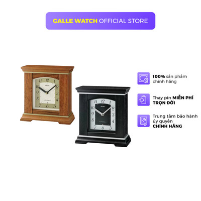ĐỒNG HỒ ĐỂ BÀN SEIKO QXW249 có nhạc chuông, thời trang, thanh lịch, vỏ gỗ sang trọng, chính hãng Nhật Bản