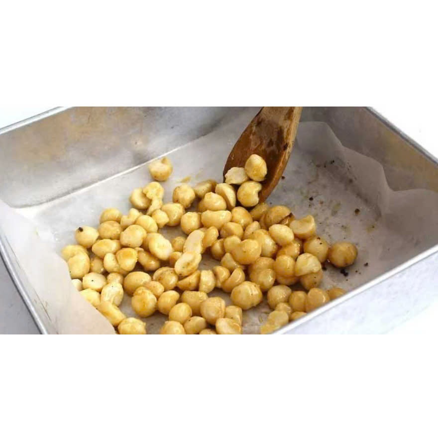 Nhân Macca vỡ tẩm mật ong, nhân hạt macca nướng mật ong thơm ngon 500g