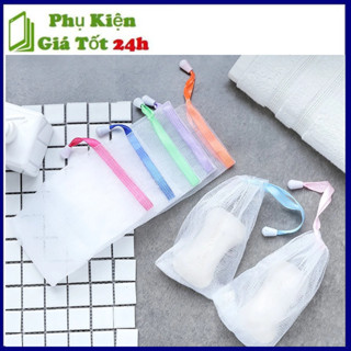 Túi Lưới Đựng Xà Phòng Tạo Bọt Tiện Lợi, Có Dây Rút Kích Thước (15x9) Vinhwath_C111#