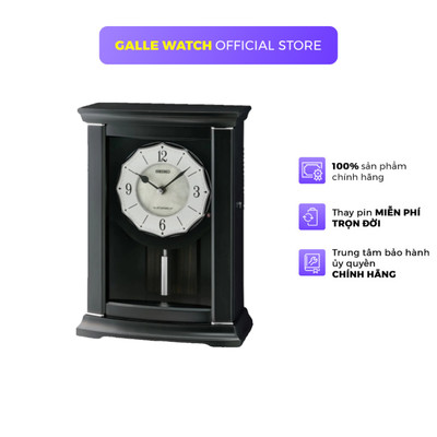ĐỒNG HỒ ĐỂ BÀN SEIKO QXW250KL có nhạc chuông,thời trang, thanh lịch, vỏ gỗ sang trọng, chính hãng Nhật Bản