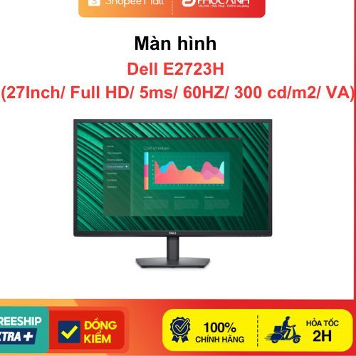 Màn hình Dell E2723H (27Inch/ Full HD/ 5ms/ 60HZ/ 300 cd/m2/ VA)