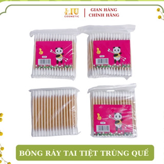 [RẺ VÔ ĐỊCH] 1 GÓI TĂM BÔNG RÁY TAI THÂN GỖ THÂN THIỆN VỚI MÔI TRƯỜNG - CÂY RÁY TAI