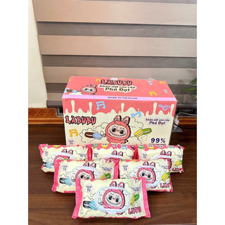 [Thùng 32 gói] khăn giấy ướt Phú Đạt không mùi