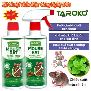  Chai Xịt Đuổi Chuột TAROKO 500ml Nhập Khẩu Đài Loan Chiết Xuất Thiên Nhiên Hương Quế An toàn Xua Đuổi Chuột Gián 