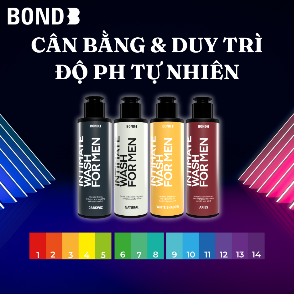 Dung dịch vệ sinh nam Bond Thái Lan cao cấp, sạch khuẩn, khử mùi, hương nước hoa cuốn hút (130ml)