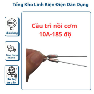 Combo 10 chiếc cầu chì - trở nồi cơm 250V 10A 185 độ