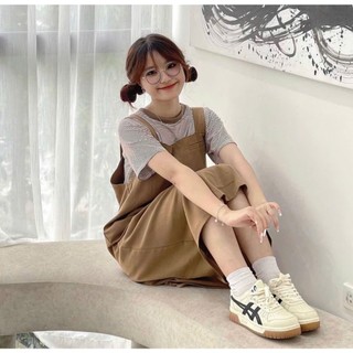 [ Tặng 1 tất Cotton ] Giày asic.s đế nâu, đế xám HOT Trend ( Độn đế nam nữ )
