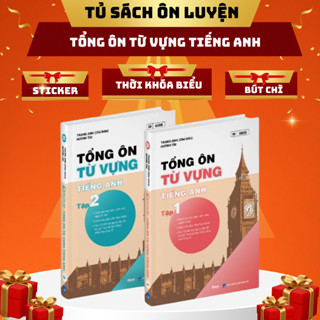  Sách- Combo Tổng Ôn Từ Vựng Tiếng Anh Cô Trang Anh- Bản mới nhất 2024 