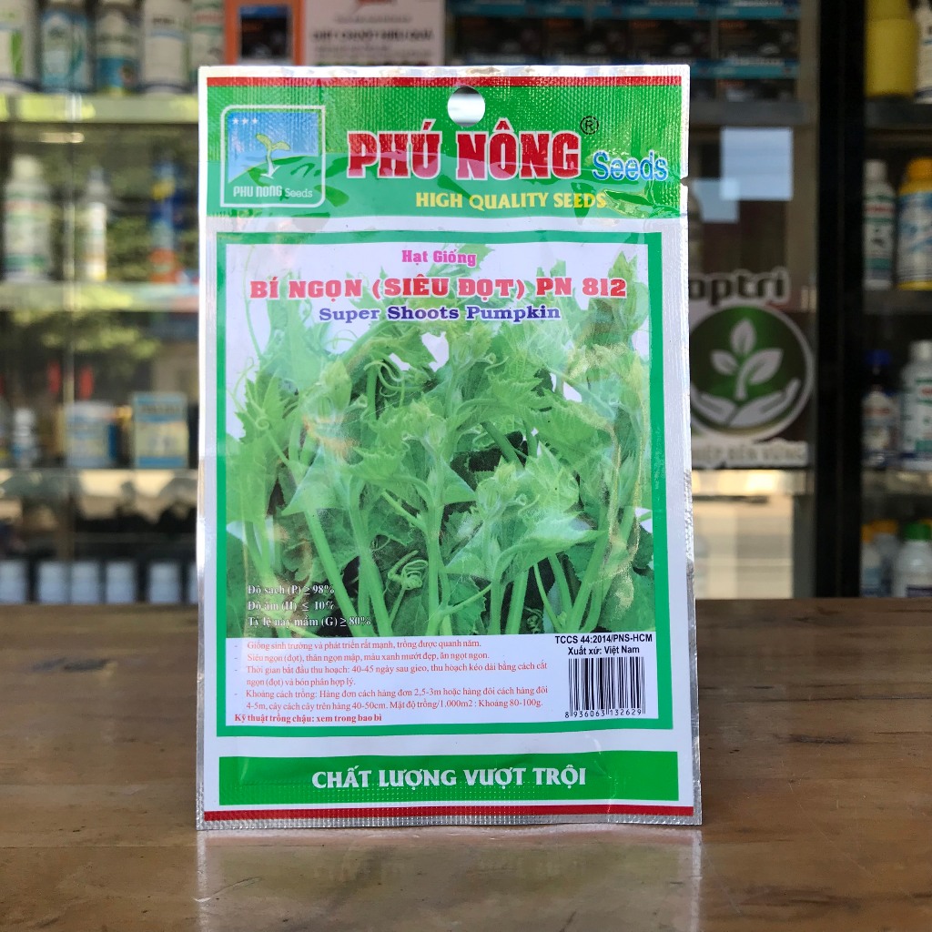 Hạt giống bí ăn ngọn 10g