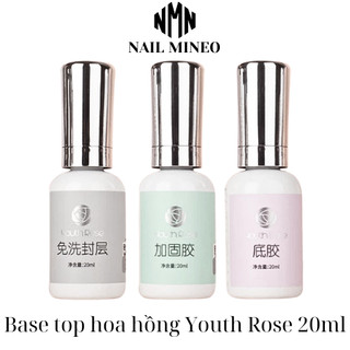  Base Top Cứng móng hoa hồng loại 20ml chính hãng  dòng chai mới  