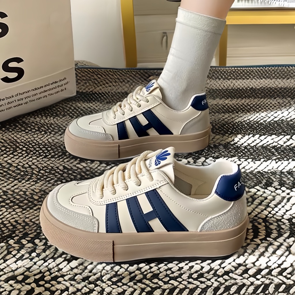 Giày thể thao nữ fullbox da cao cấp chữ HI