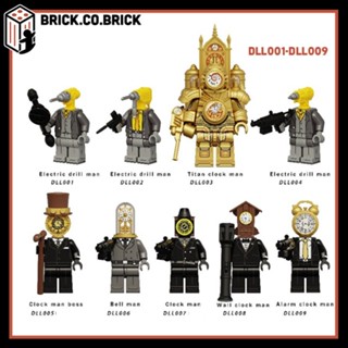  Skibidi Toilet Mô hình Nhân vật Titian Clock Man Titan Drill Man Mô hình Electronic Drill Man Alarm Clock Man 