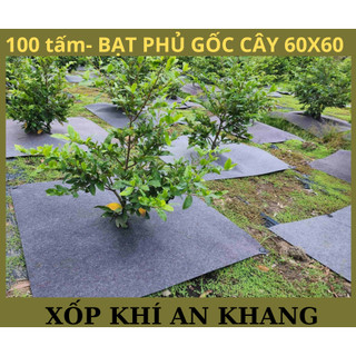 Bạt phủ gốc cây, bạt phủ cỏ (60x60) 100 tấm