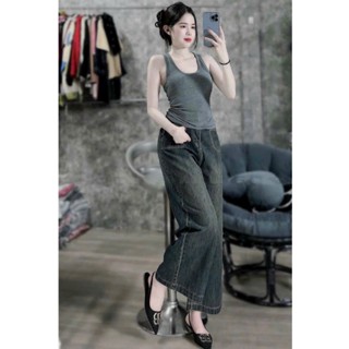 Quần jean XUÔNG 2 TÚI trước fom 97cm_Q 122_chân ngắn BTQ