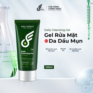 [LIVE 25.3 Diệu Nhi dieunhi.bk] Sữa rửa mặt dạng gel DAILY EFFECT làm sạch sâu & cân bằng độ pH cho da 120ml