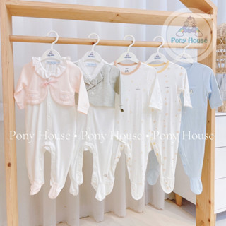 Body Liền Tất Nous - Bộ Liền Dài Tay Cho Bé Trai Bé Gái Sơ Sinh (Size 0-3M Đến 6-9M)
