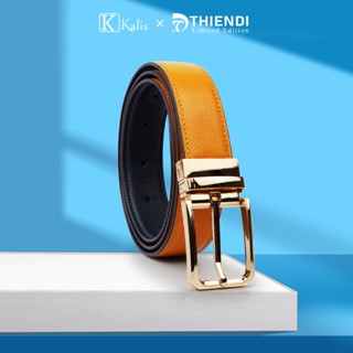 T D THIEN DI - Dây Nịt Nịch Thắt Lưng Nam Xoay 360 Độ 2 Mặt Da Bò Thật Cao Cấp Hàng Hiệu - FULLBOX