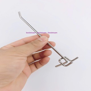 Combo 100 Móc treo đồ 3 càng loại to dày, Móc treo phụ kiện ốp lưng điện thoại siêu thị tôn lỗ, Móc cài tôn lỗ 3 chân