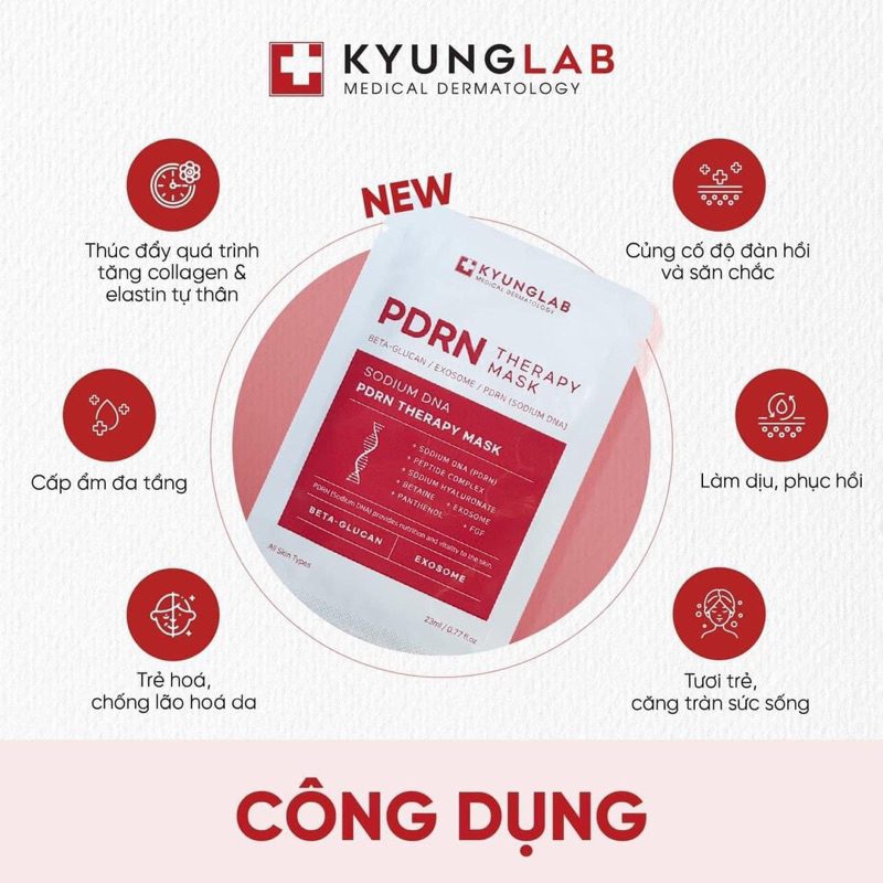 MẶT NẠ PDRN KYUNGLAB