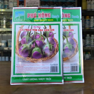 Hạt giống cà pháo tím 0.5g