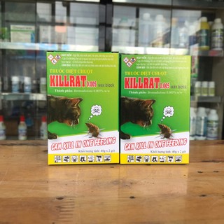Thuốc diệt chuột Killrat 0.005% (Gói 40g)