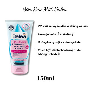 Sữa rửa mặt Balea, CIEN, dành cho da khô, da thường và hỗn hợp 150ml của Đức