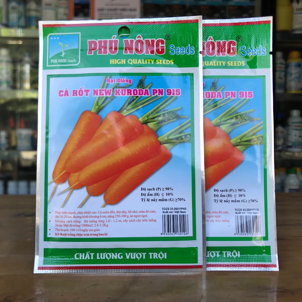 Hạt giống cà rốt 2g