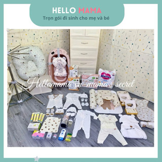 Combo/Trọn gói đi sinh cao cấp đầy đủ các món cần thiết cho mẹ và bé ( 2-3 triệu )-Hellomama