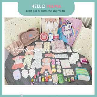 Trọn gói đi sinh / combo đi sinh   cho mẹ và bé  1.755 triệu  ( set 1.755 tr- hàng như hình)-Hellomama  *