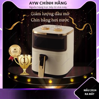 [BH 1 NĂM] Nồi Chiên Không Dầu CAMEL 4.5L,An Toàn, Chống dính, Mặt Kính Mới 2024--AYW OFFICIAL