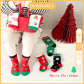  Combo 10 đôi tất noel cổ cao vớ noel cao cổ cho bé trai gái với họa tiết siêu đáng yêu size 1-12 tuổi 