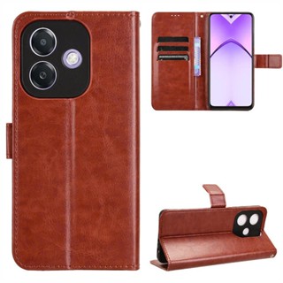 Bao da dạng ví nắp lật hai mặt kèm khe để thẻ cho Oppo A3, A3X, oppo a5 pro, a5 pro 5g, a5x, a3i