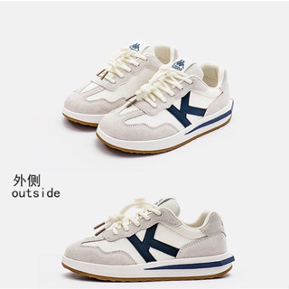  Giày Kap.pa kids bọc viền da lộn logo K- ORD chính hãng 