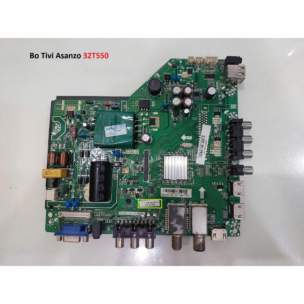Bo Tivi Asanzo 32T550 (Bo Nguồn + main)