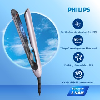 Máy ép tóc Philips BHS530, tạo kiểu dễ dàng, nhiệt độ an toàn tránh gây hư tổn, bảo hành 2 năm | Hàng chính hãng