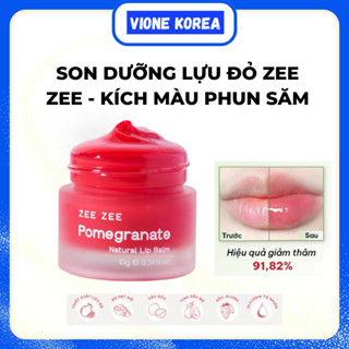 Son Môi Lựu Đỏ ZEE Zee Store Vietnam Dưỡng Hồng Môi Chống Thâm - Pomegranate Natural Lip Balm 10g