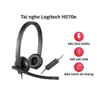 Tai nghe USB Logitech H570e Tích hợp bộ điều khiển trên dây - Bảo hành 24 tháng - Headphone USB