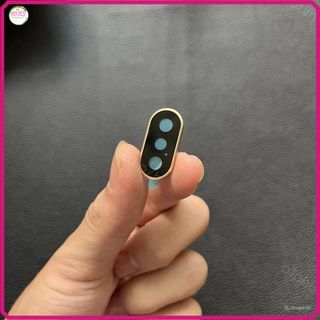 Kính cường lực bảo vệ camera liền viền chụp nhôm ip X Xs max trong suốt, bảo vệ camera toàn diện