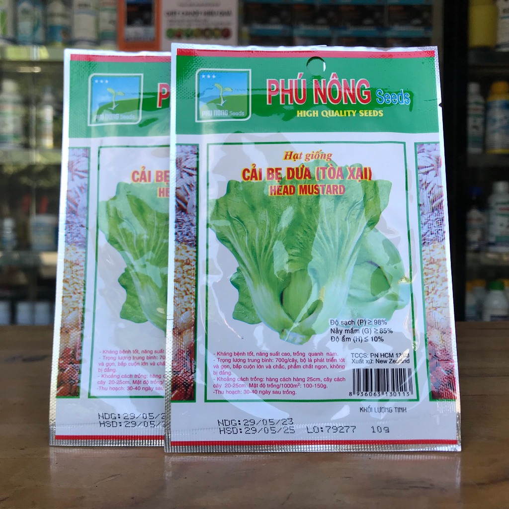 Hạt giống cải bẹ dưa (Gói 10g)